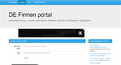 Desktop Screenshot of de-firmen.com